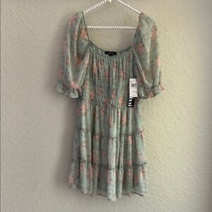 Floral dress light blue size M